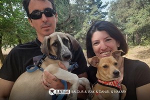 Baldur, Isak, Daniel y Nakari