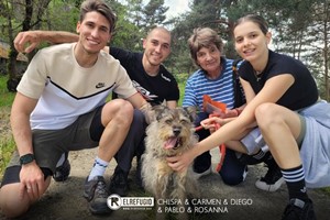 Chispa, Carmen, Diego, Pablo y Rosanna