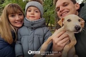 Coquito, Álvaro, Rebeca y Gael