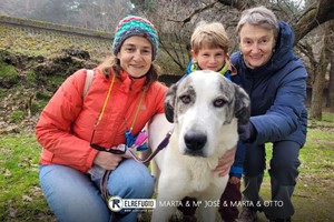 Marta, Mª José, Marta y Otto