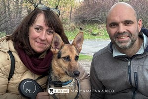Monty, María y Alberto