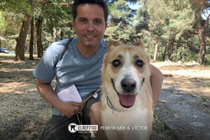 Perrita Mía y Víctor