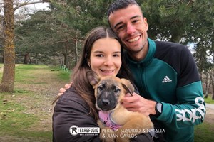 Perrita Susurro, Natalia y Jorge