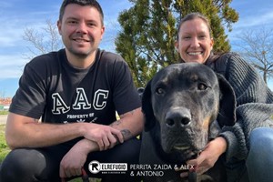 Perrita Zaida, Alex y Antonio