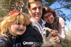 Perrito Birloque, Andrés, Estrella y Alejandra