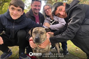 Samantha, Jesús, Pilar, Jesús y Javier