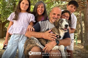 Wayra, Carmen, Serafín, Nicolás, Alicia y Cristina